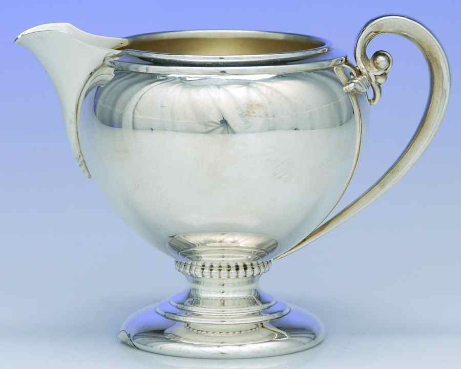2360 (Sterling, Hollowware) Creamer by Fisher Silversmiths-1