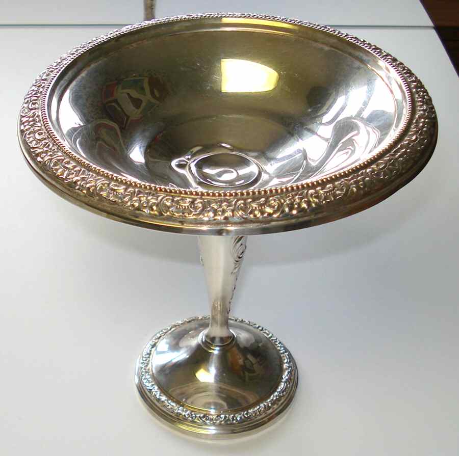 Botticelli (Sterling, 1949, Hollowware) Medium Compote by Frank Whiting-1