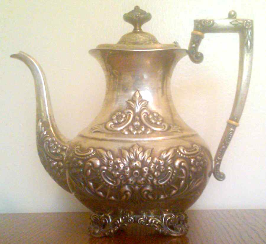 Botticelli (Sterling, 1949, Hollowware) Coffee Pot by Frank Whiting-1