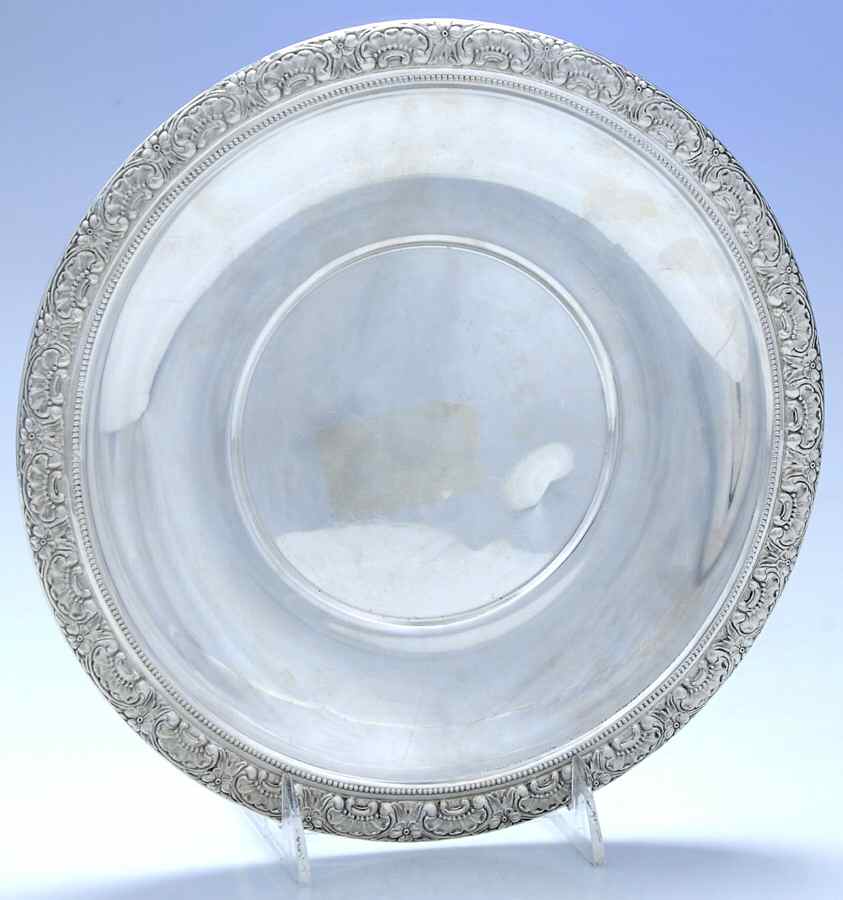 Botticelli (Sterling, 1949, Hollowware) 10" Sandwich Plate by Frank Whiting-1