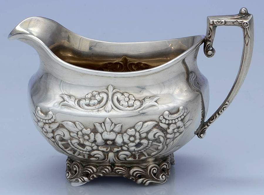 Botticelli (Sterling, 1949, Hollowware) Mini Creamer by Frank Whiting-1