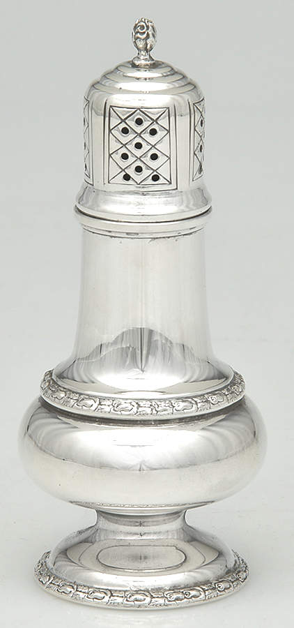 Talisman Rose (Sterling, 1948, Plain, Hollowwaree) Salt Shaker by Frank Whiting-1