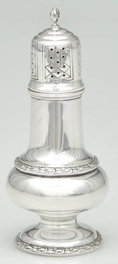 Talisman Rose (Sterling, 1948, Plain, Hollowwaree) Pepper Shaker by Frank Whiting-1