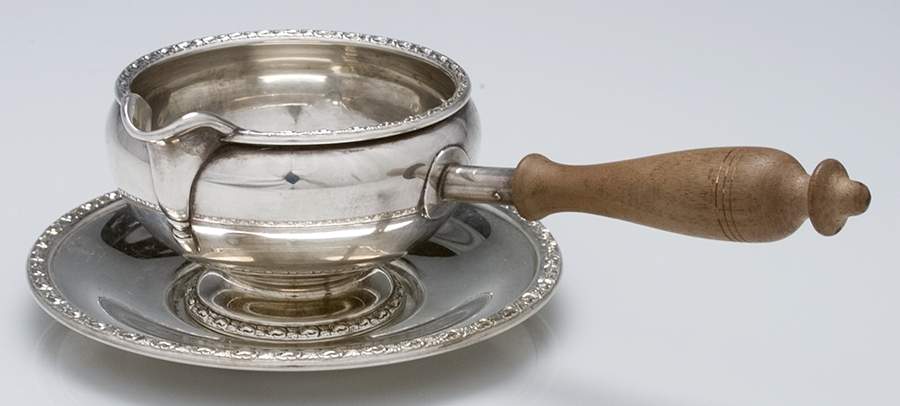 Talisman Rose (Sterling, 1948, Plain, Hollowwaree) Pipkin & Tray by Frank Whiting-1