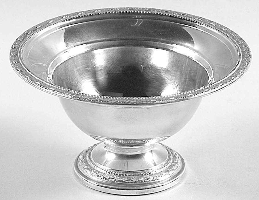 Talisman Rose (Sterling, 1948, Plain, Hollowwaree) Mayonnaise Bowl by Frank Whiting-1
