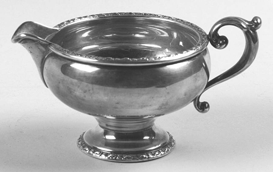 Talisman Rose (Sterling, 1948, Plain, Hollowwaree) Mini Creamer by Frank Whiting-1
