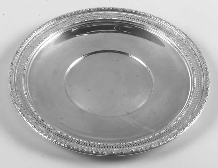 Talisman Rose (Sterling, 1948, Plain, Hollowwaree) 10" Sandwich Plate by Frank Whiting-1