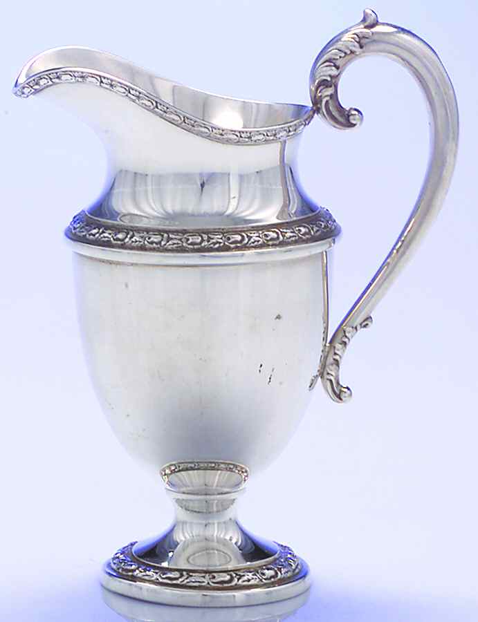 Talisman Rose (Sterling, 1948, Plain, Hollowwaree) Creamer by Frank Whiting-1