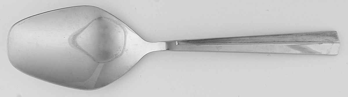 FTU4 (STAINLESS) Solid Serving Spoon by Fortunoff-1