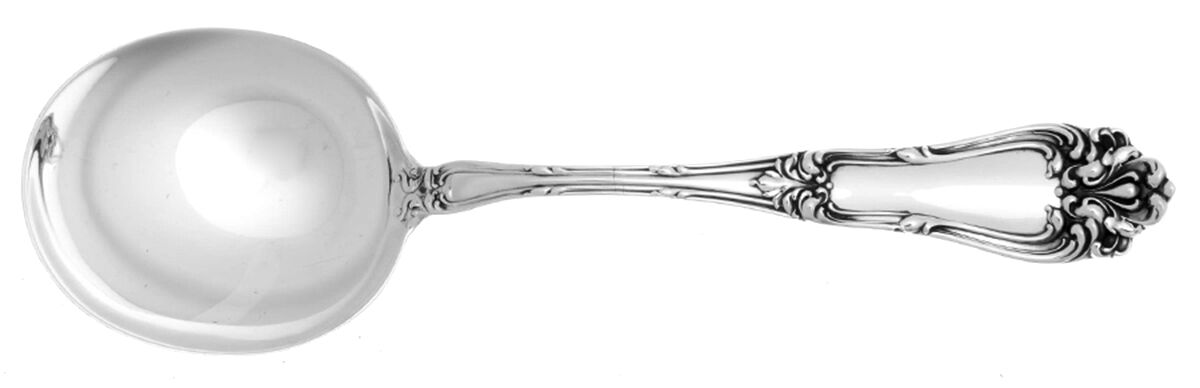 Champlain (Sterling, 1915) Round Bowl Soup Spoon (Gumbo) by Frank Whiting-1