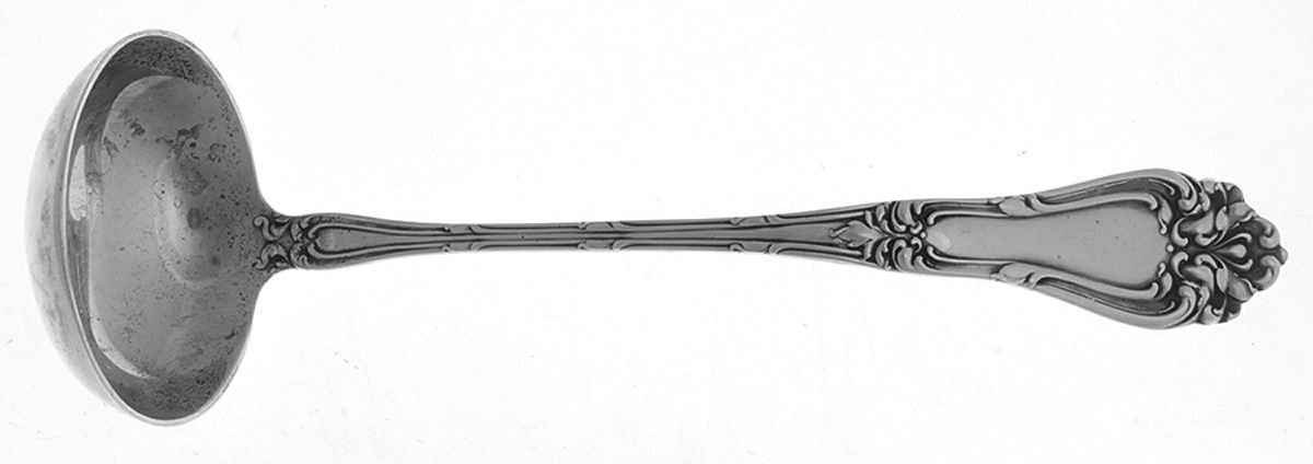 Champlain (Sterling, 1915) Solid Piece Cream Ladle by Frank Whiting-1