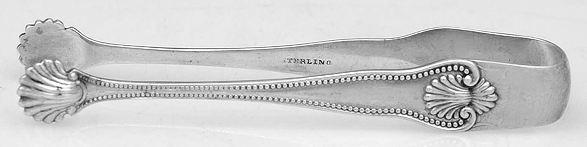 Newport Shell (Sterling, 1910) Bon Bon Tongs by Frank Smith-1