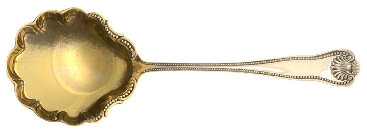 Newport Shell (Sterling, 1910) Small Solid Berry/Casserole Spoon by Frank Smith-1