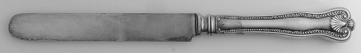 Newport Shell (Sterling, 1910) Old French Hollow Knife with Bolster by Frank Smith-1