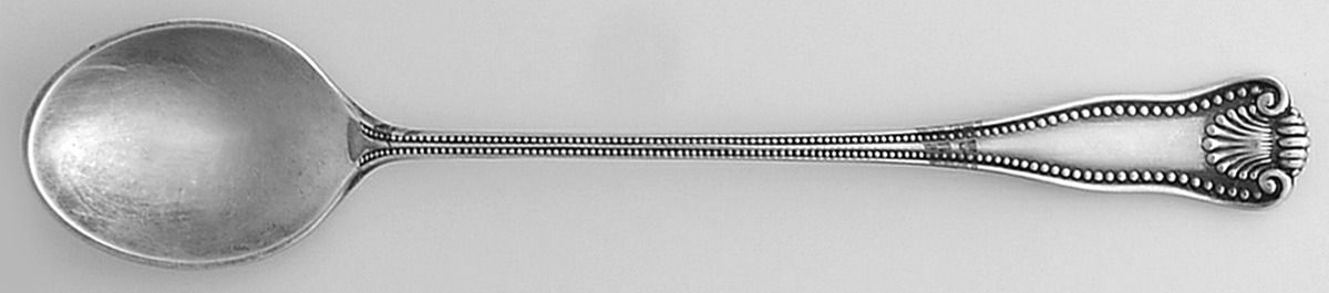 Newport Shell (Sterling, 1910) Large Chocolate Spoon by Frank Smith-1