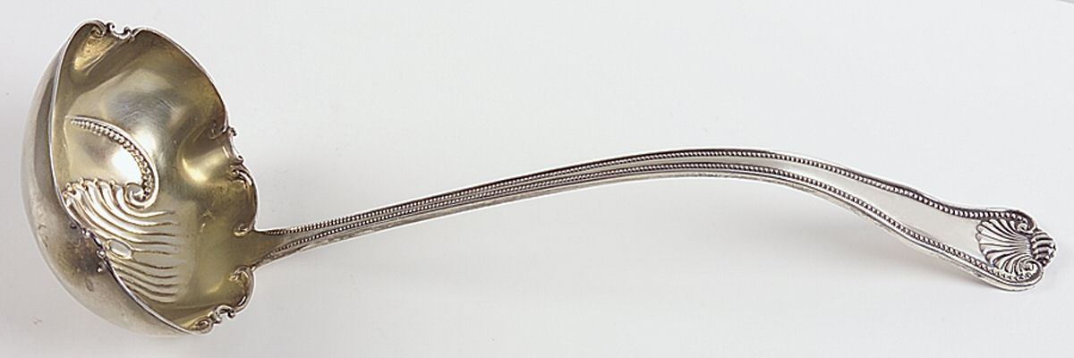 Newport Shell (Sterling, 1910) Large Solid Soup Ladle by Frank Smith-1