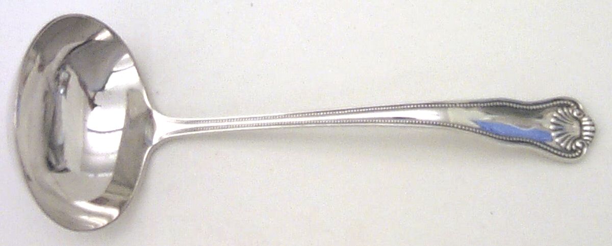 Newport Shell (Sterling, 1910) Small Solid Soup Ladle by Frank Smith-1