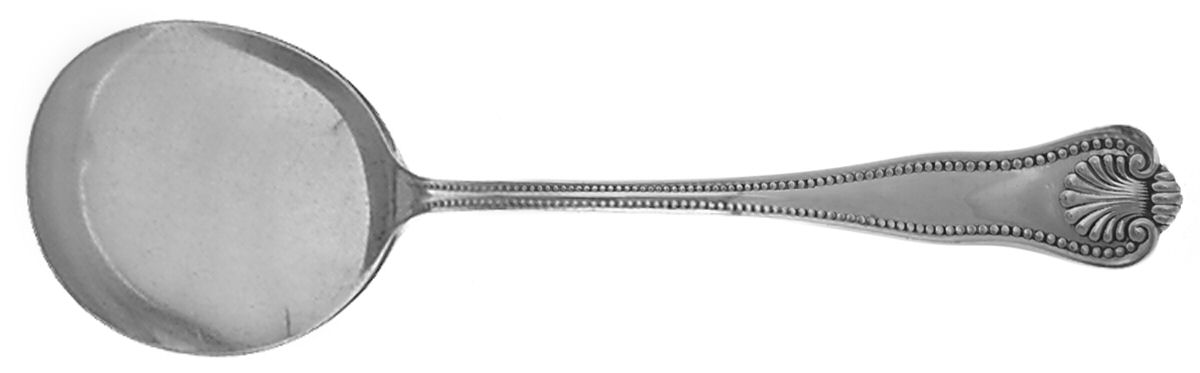 Newport Shell (Sterling, 1910) Round Bowl Soup Spoon (Gumbo) by Frank Smith-1