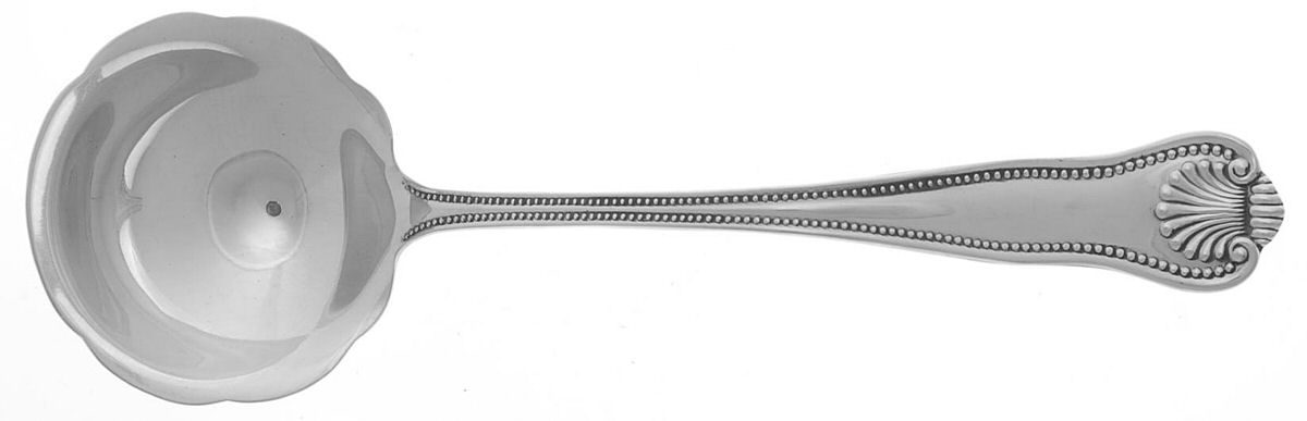 Newport Shell (Sterling, 1910) Solid Gravy Ladle by Frank Smith-1