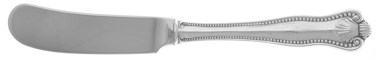 Newport Shell (Sterling, 1910) Butter Spreader Hollow Hdl-Paddle/Stainless Blade by Frank Smith-1