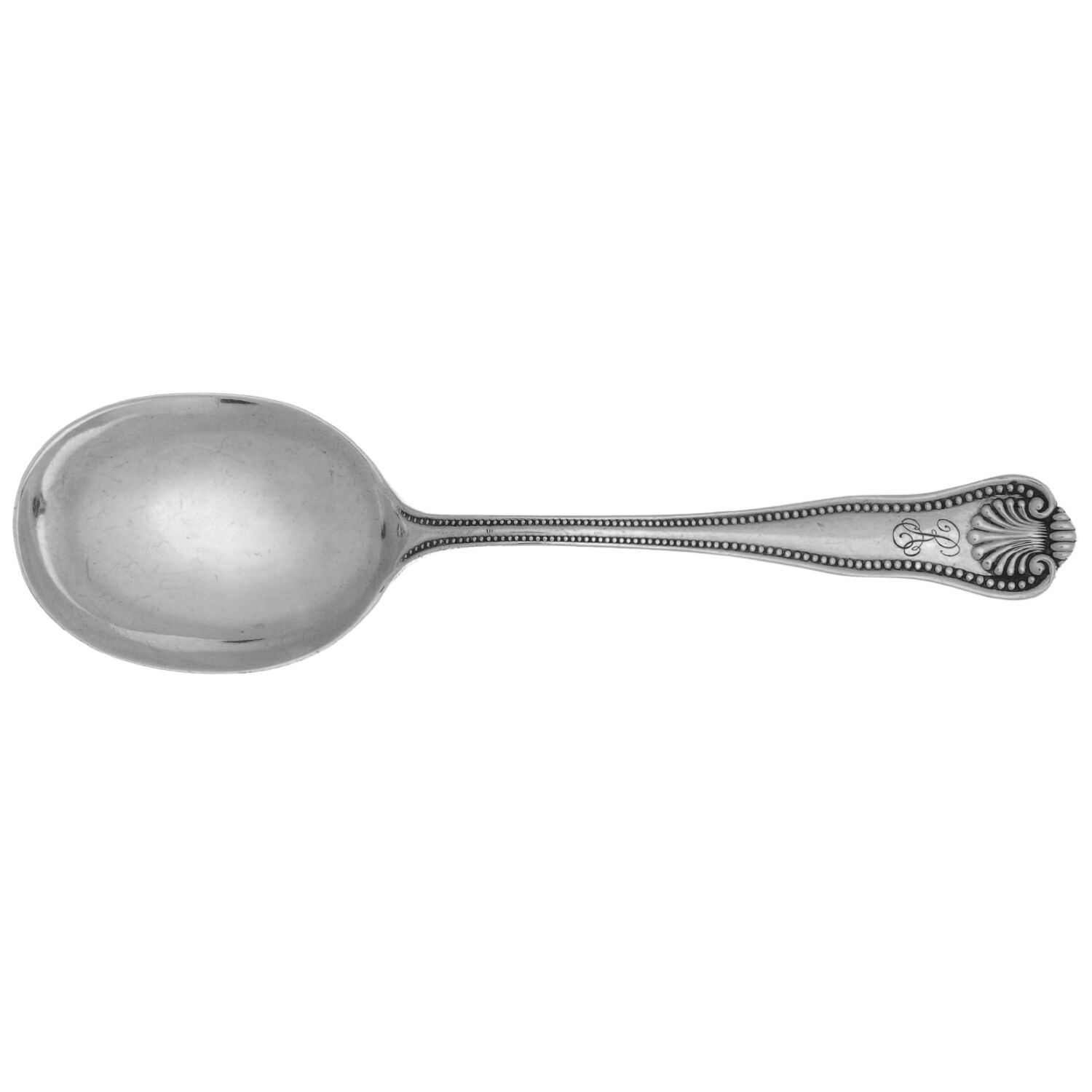 Newport Shell (Sterling, 1910) Old Style Round Bowl Soup Spoon (Cream Soup) by Frank Smith-1