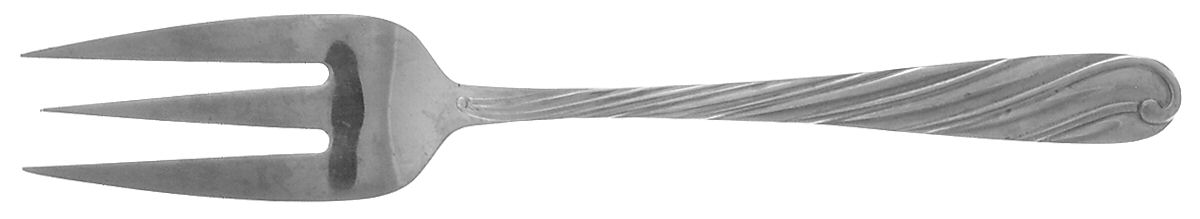 Coronet (Stainless) Medium Solid Cold Meat Serving Fork by Farberware-1