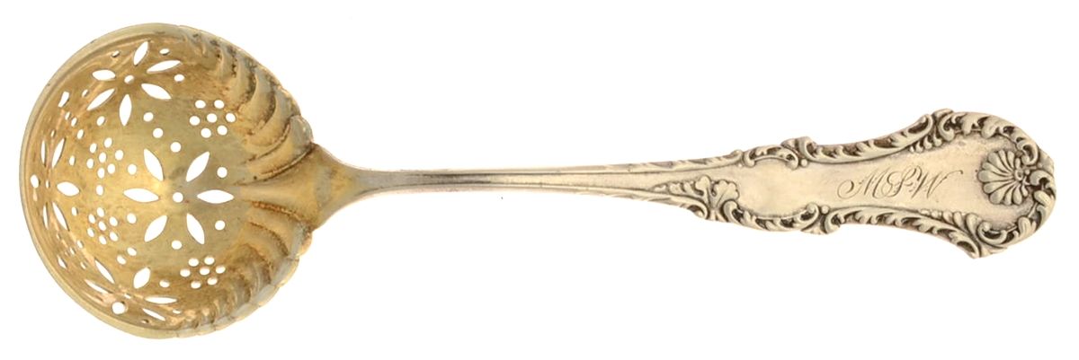 George III (Sterling, 1891) Large Sugar Sifter by Frank Whiting-1