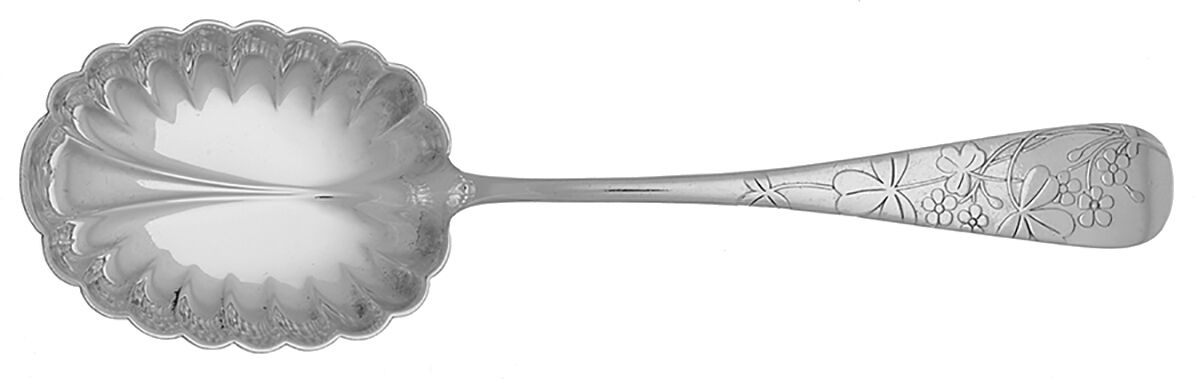 Oxalis (Sterling) Preserve Spoon by Frank Whiting-1