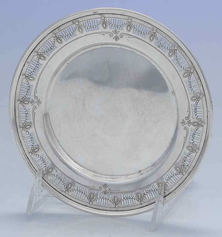 9370 (Sterling, Hollowware) Bread Plate by Frank Whiting-1