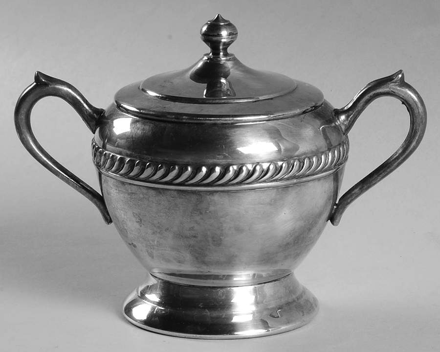 2310 (Silverplate, Hollowware) Sugar Bowl & Lid by F B Rogers-1