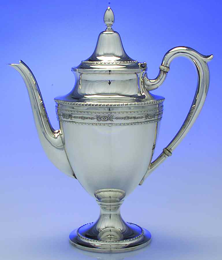 2321 (Sterling, Hollowware) Teapot by Fisher Silversmiths-1