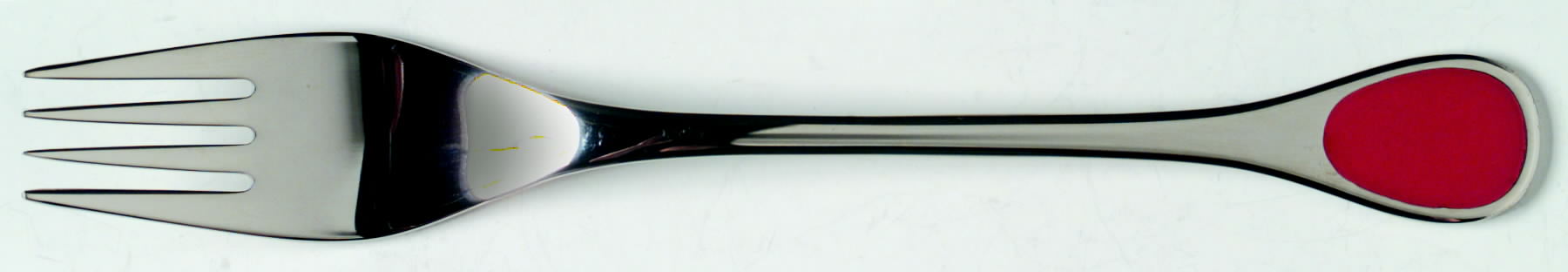 Happy Day- Red (Stainless) Fork by Furst Furosil-1