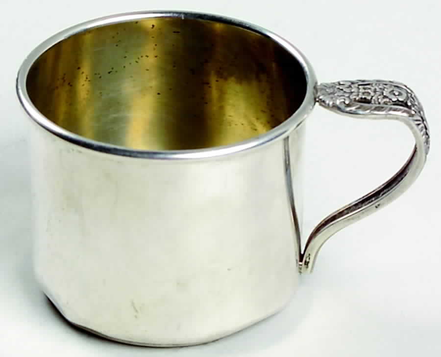 Crown Princess (Sterling, Hollowware) Gold-Lined Baby Cup by Fine Arts-1