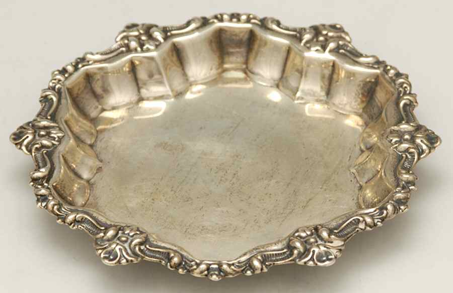 1226 (Sterling, Hollowware) Sterling Butter Pat by Frank Whiting-1