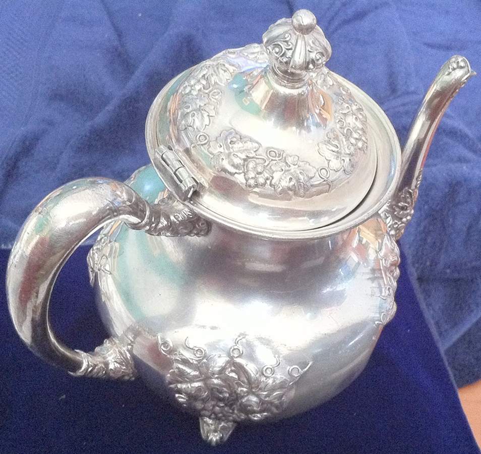 216 (Silverplate, Hollowware) Teapot by Forbes-1