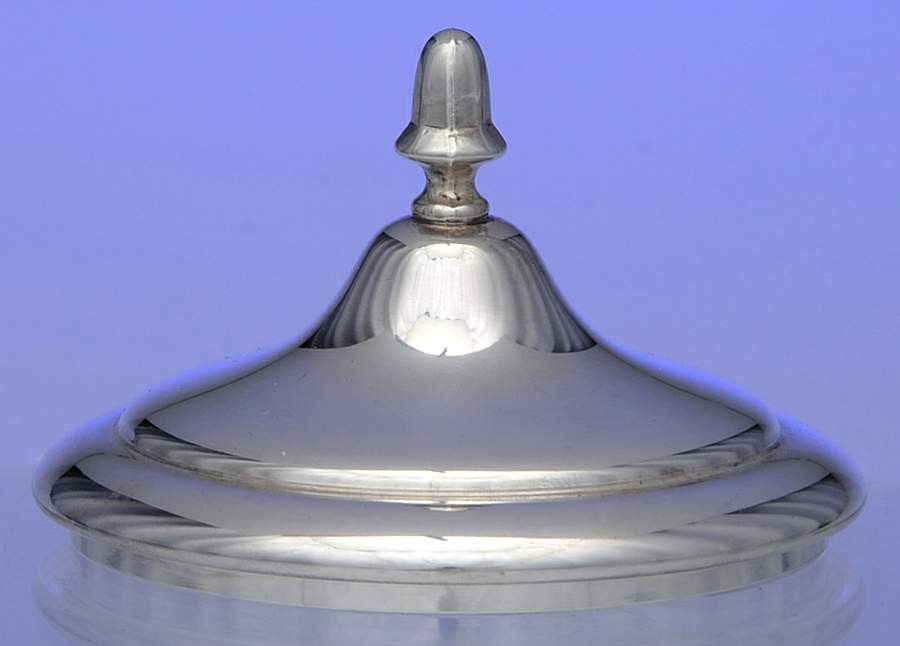 Colonial (Sterling, Hollowware) Lid for Sugar Bowl by Fisher Silversmiths-1