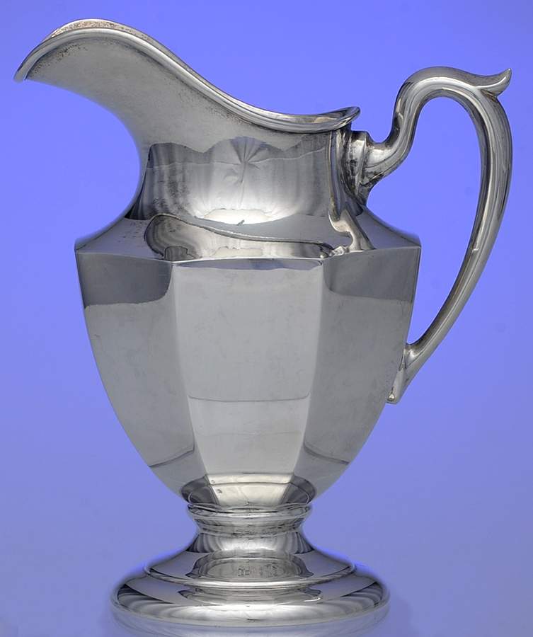 Colonial (Sterling, Hollowware) Creamer by Fisher Silversmiths-1