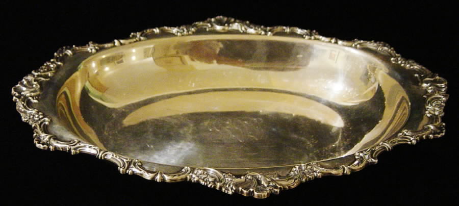 133 (Sterling, Hollowware) Sterling Round Vegetable by Frank Smith-1