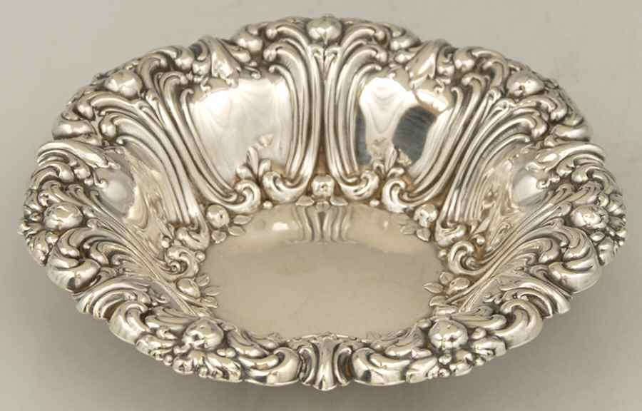 Athene-Crescendo (Sterling, Hollowware) Sterling Bon Bon Bowl by Frank Whiting-1