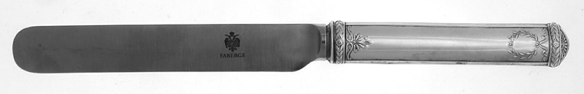 Imperial Court (Sterling) Blunt Hollow Knife with Bolster by Faberge-1