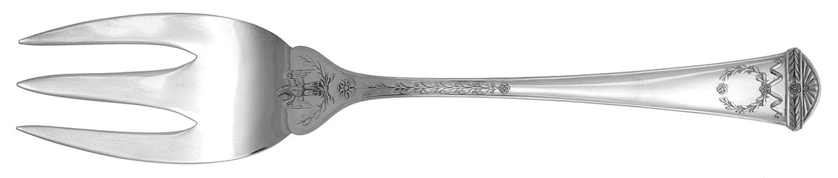 Imperial Court (Sterling) Large Solid Fish Serving Fork by Faberge-1