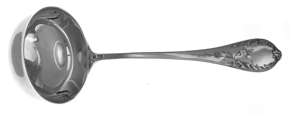 Grand Duchess (Sterling) Solid Gravy Ladle by Faberge-1