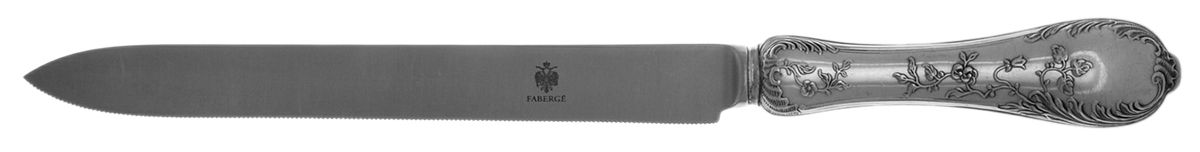 Grand Duchess (Sterling) Large Stainless Blade Roast Carving Knife by Faberge-1