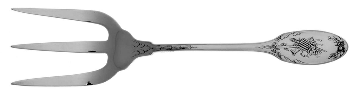 Opera Russe (Sterling) Vegetable Serving Fork (Solid) by Faberge-1