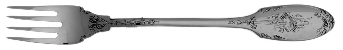 Opera Russe (Sterling) Individual Solid Fish Fork by Faberge-1
