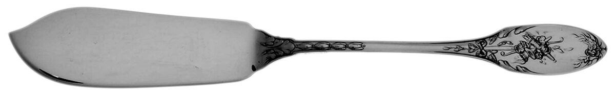 Opera Russe (Sterling) Flat Handle Butter Spreader by Faberge-1