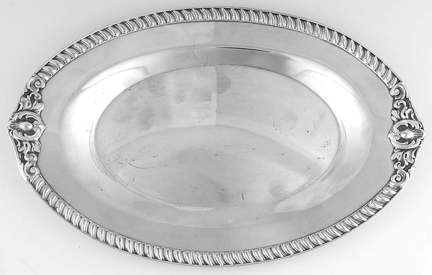 1023 (Silverplate, Hollowware) Underplate for Gravy Boat by Friedman-1