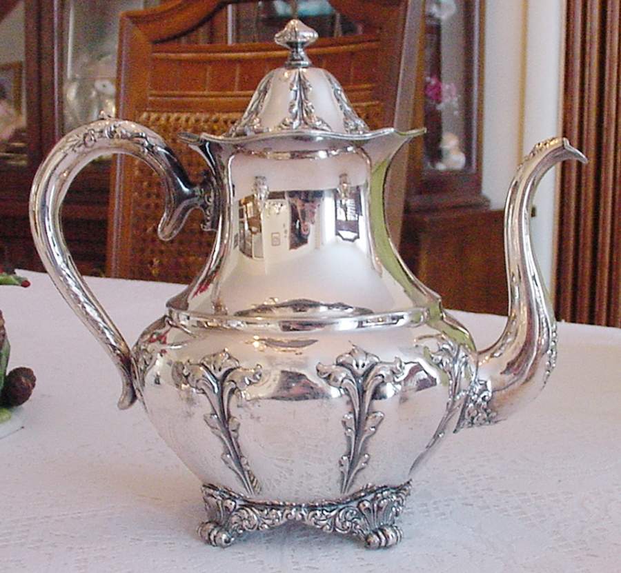 197 (Silverplate, Hollowware) Teapot by Forbes-1