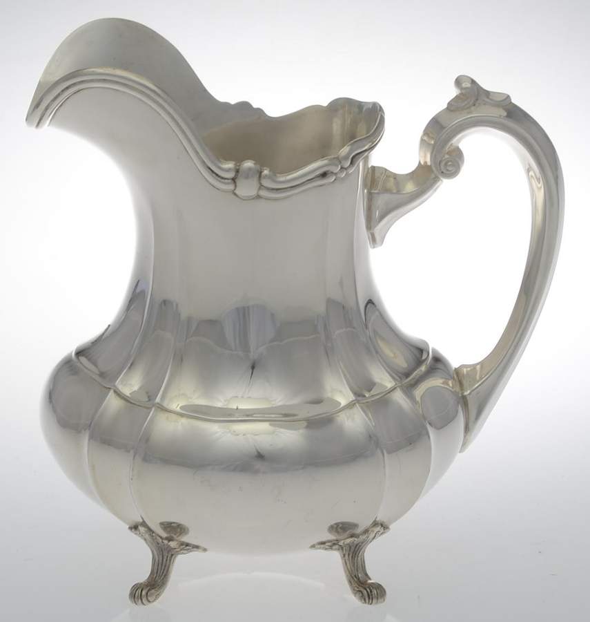 Duncan-Footed Duncan (Sterling, Hollowware) 64 Oz Water Pitcher by Fisher Silversmiths-1