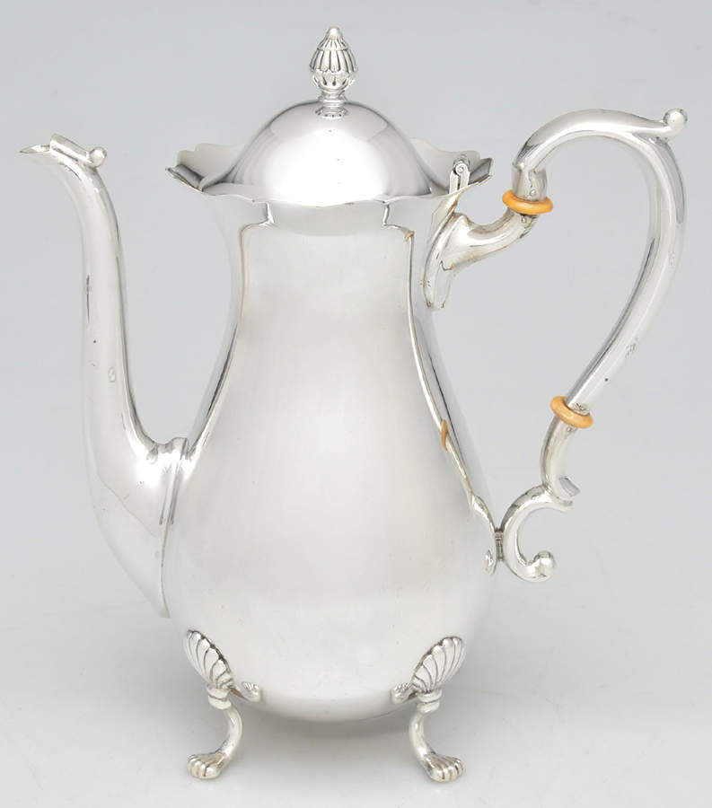 Jack Shepard II (Sterling, Hollowware) Mini Coffee Pot by Fisher Silversmiths-1
